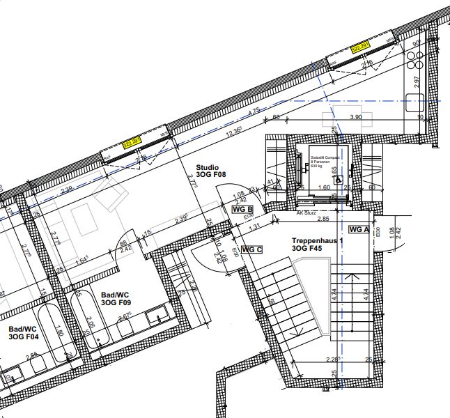Grosszügiges Studio in moderner Überbauung - Bild 8