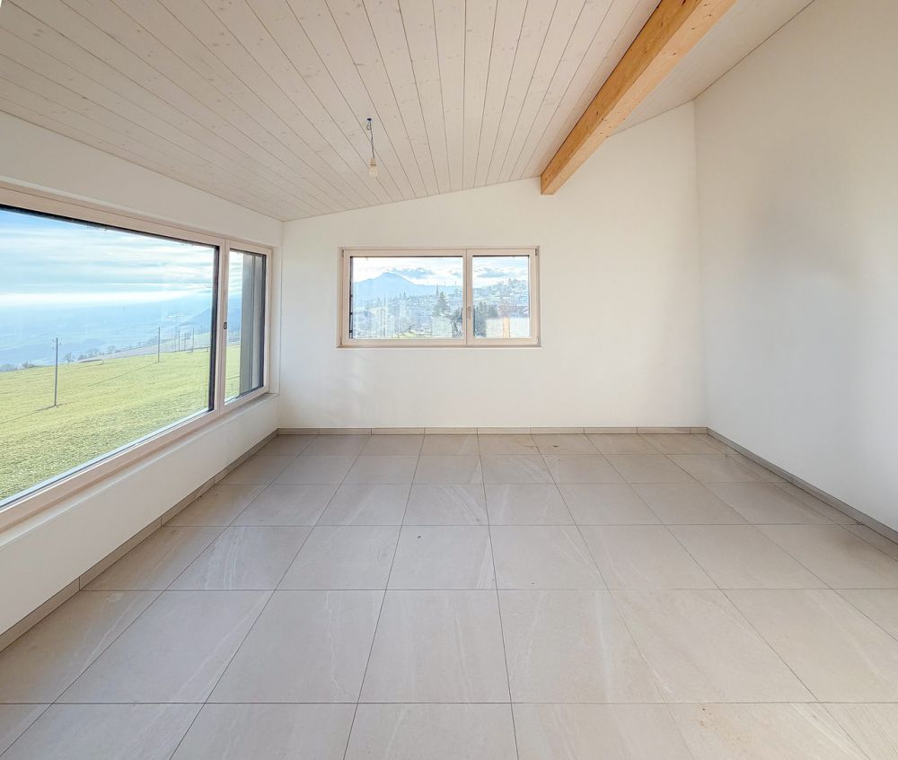 Appt neuf de 2.5 pces - Combles Splendide vue sur les Alpes et le lac - B4