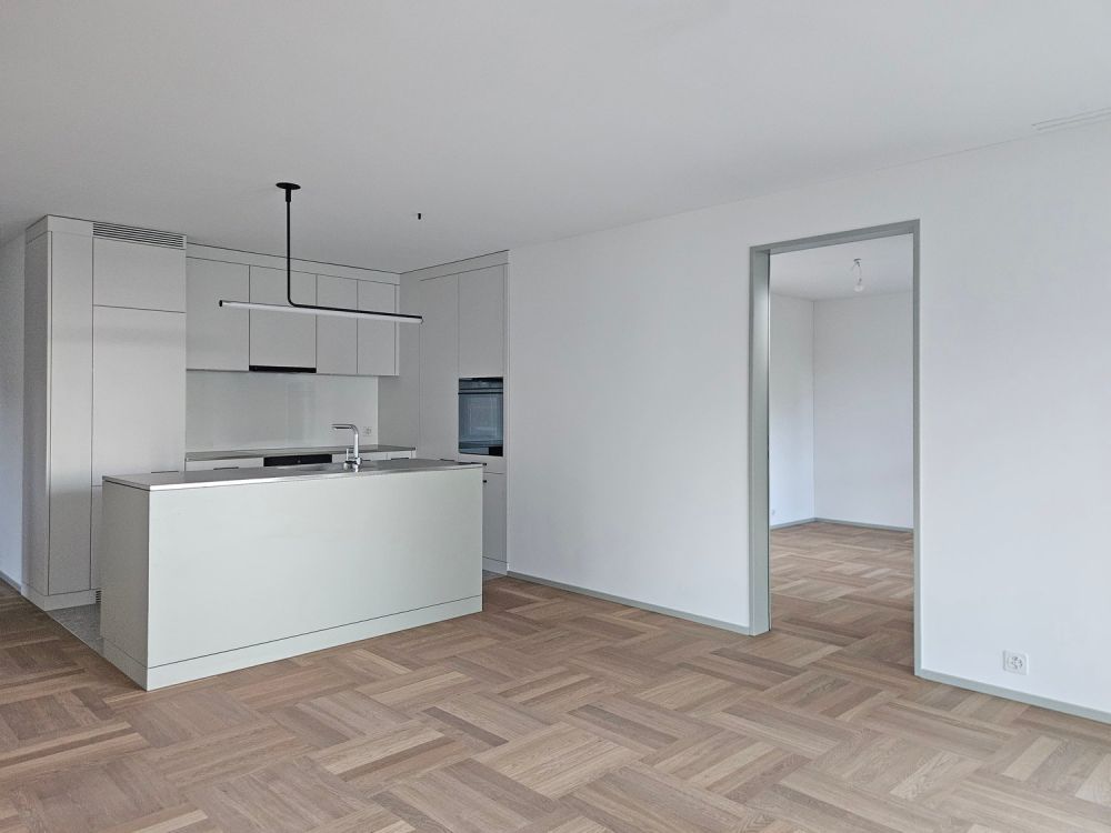 Erstvermietung - attraktiv Wohnen mit herrlicher Aussicht - Ansicht Küche mit Essplatz