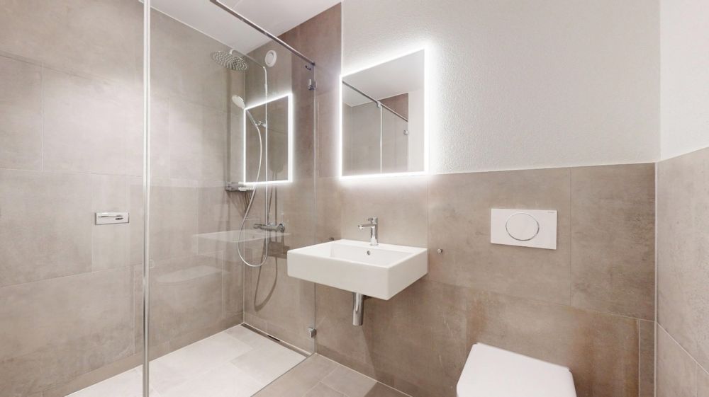 Wohnen am Bächli  Erstvermietung - 3.5-Zimmerwohnung mit Stil - Foto bezieht sich auf eine andere 3.5-Zimmerwohnung in dieser Überbauung