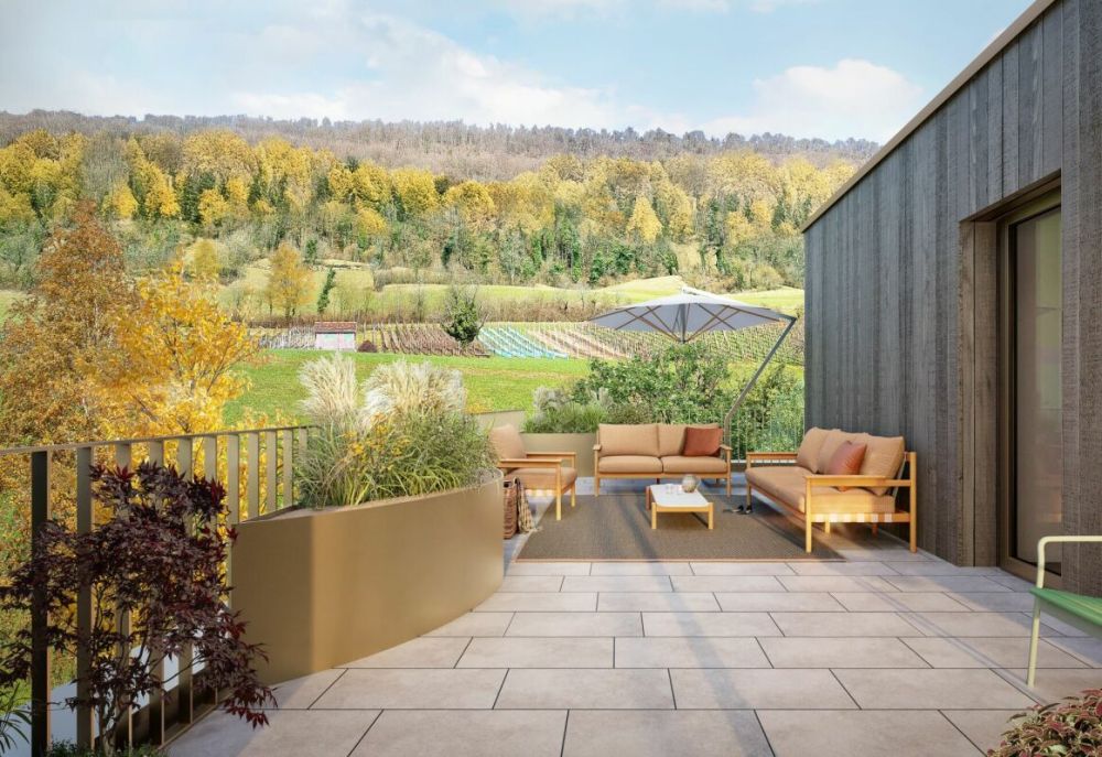 4.5-Zimmer-Attikawohnung mit 195 m² Terrasse und Weitsicht - Bild 4