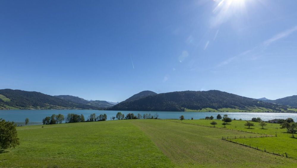 Exklusive 3.5 Zi-Dachwohnung mit traumhafter Panoramasicht auf den Ägerisee - Bild 1