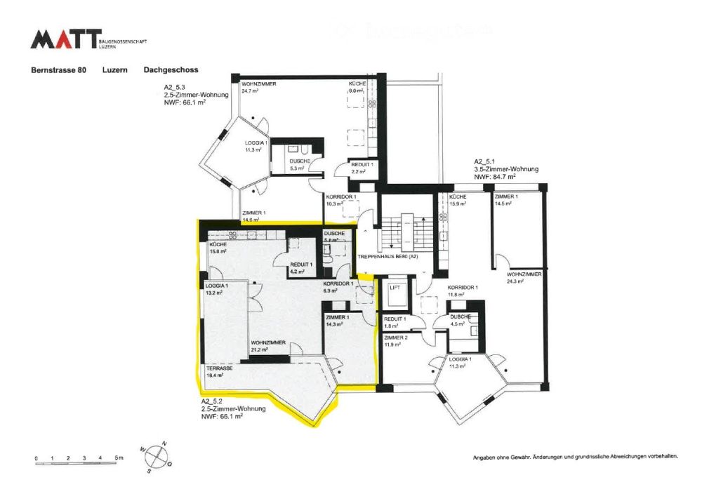 Lichtdurchflutete Attikawohnung mit Terrasse, Loggia & hochwertigem Ausbaustandard - Bild 1