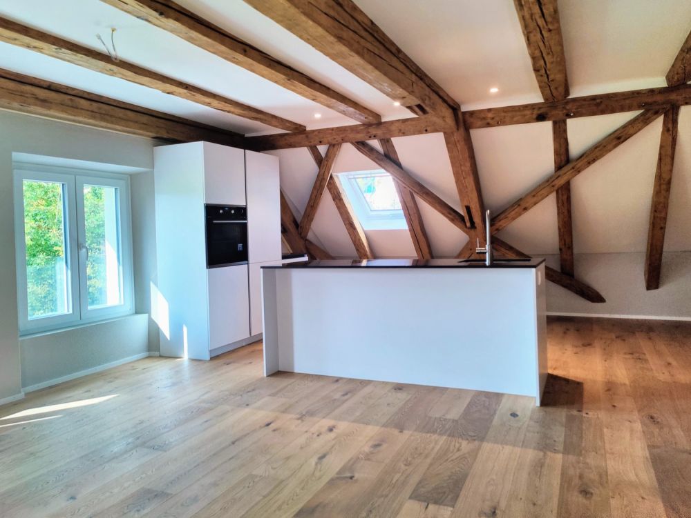 Charmante Maisonette-Dachwohnung mit Terrasse - 102_1022_offene Küche