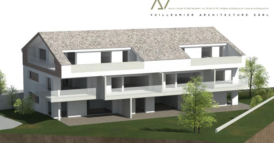 A louer magnifique appartement de 2.5 pièces avec une terrasse couverte de 19,70 m² dans un immeuble résidentiel haut standing comme neuf avec place de parc dans le garage - Appartement 2.5 pièces - image - 1