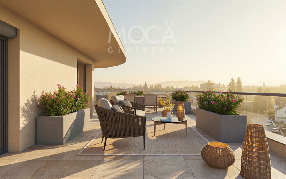 Givisiez - Appartement neuf de 2 pièces avec terrasse généreuse - Bild 5