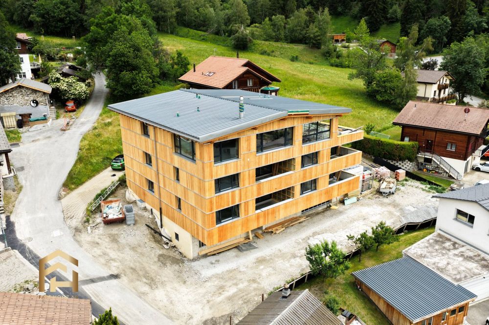 Hochwertige 4.5 Zimmerwohnung im 2. OG in Ried-Brig - Ansicht