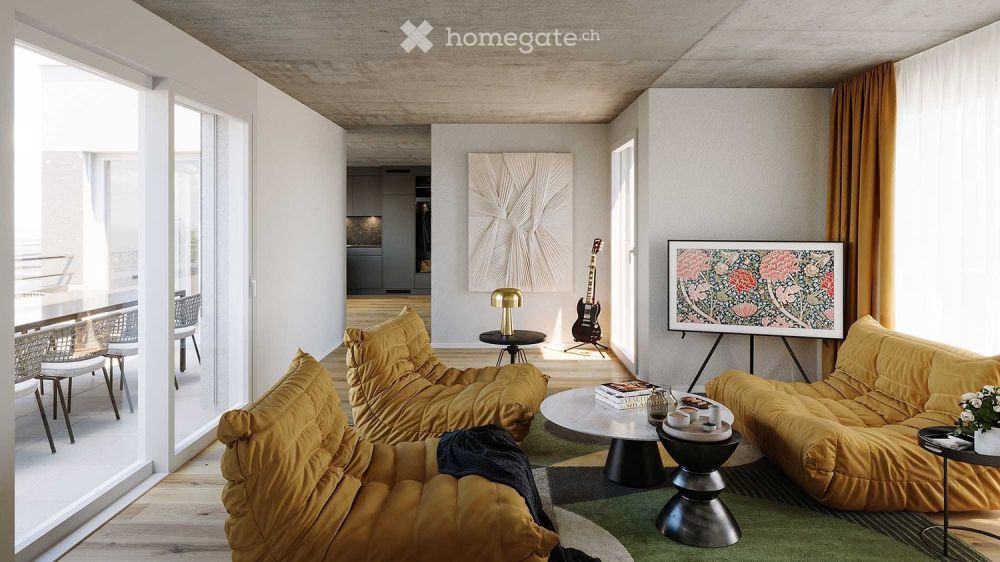 Moderne 2.5-Zimmer-Attika-Wohnung an der Töss, Winterthur - Bild 2