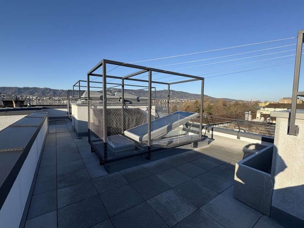 Erstbezug - Moderne Dachwohnung mit privater Terrasse und Seeblick - Terrasse