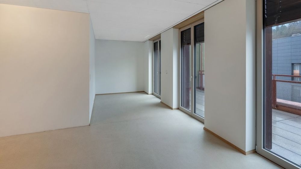 MIETEN OHNE KAUTION - Am Käferberg Attikawohnung mit Weitsicht - Wohnzimmer