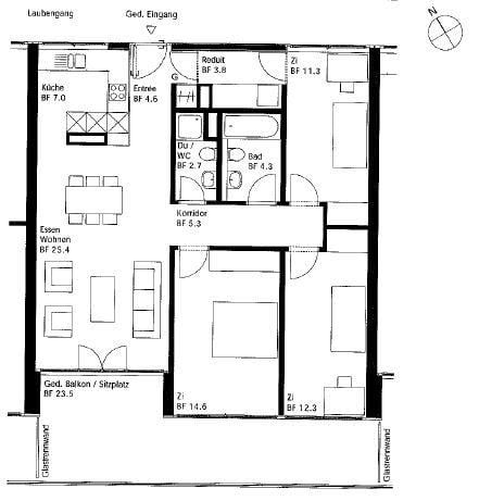 Ihr Wohntraum im Zentrum! - Grundriss