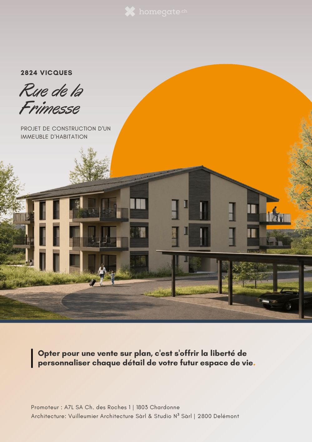 Appartements à Vicques, vente sur plan - Bild 1