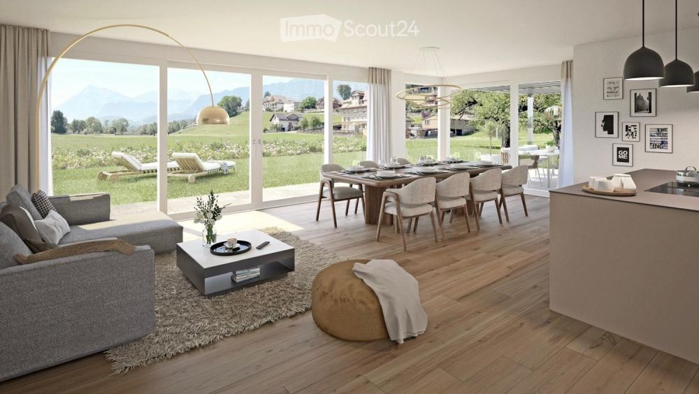 2 Neubau-Einfamilienhäuser mit Aussicht an einmaliger Lage in Thierachern – Bezug 2028 - Bild 2