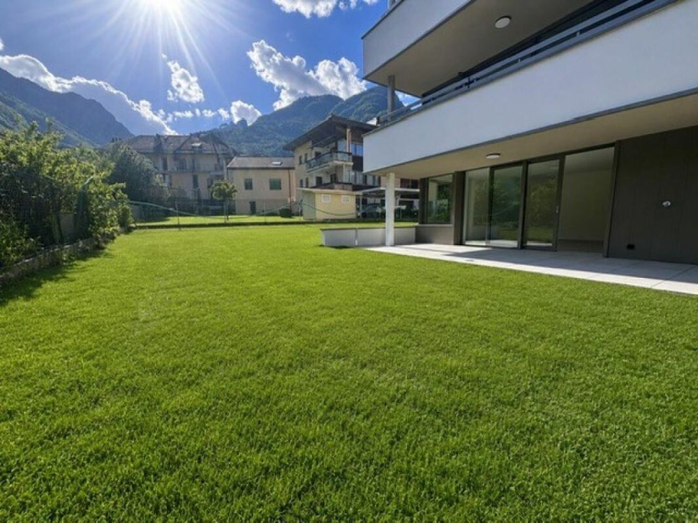 Appartement 3.5 pièces au coeur de Vouvry - Jardin - finitions gazon par image virtuellement générée