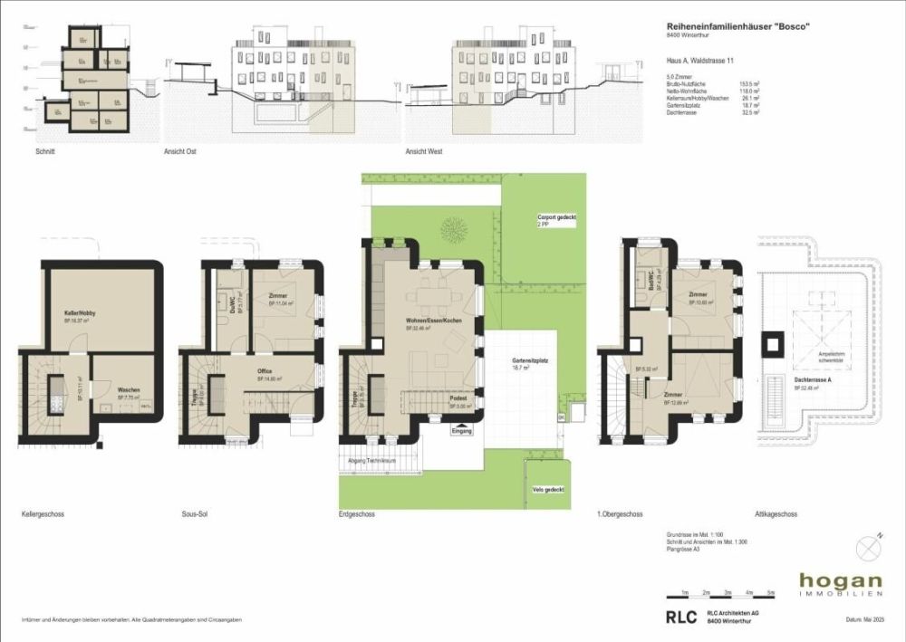 BOSCO: 5.0/5.5-Zimmer-Reiheneinfamilienhäuser in Winterthur - Bild 10