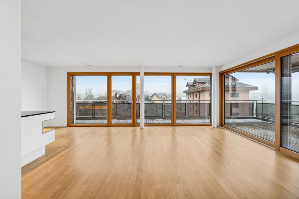 Leben Hoch2 in dieser schönen Attikawohnung - Wohnzimmer