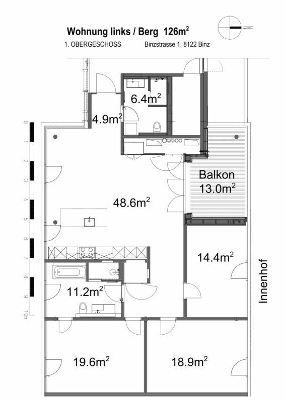 Hochwertiger Neubau - Elegante 4.5-Zi-Luxuswohnung mit Terrasse - Bild 9