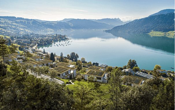 Neubau: Exklusive 2.5-Zimmer-Wohnung mit 180°-Panoramablick auf See & Berge in Oberägeri - Bild 2