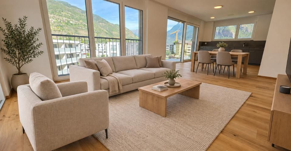 Erstbezug mit grosser Terrasse und Eichenparkett! - Attique 4.5 pièces - image - 5