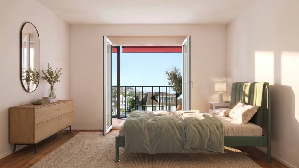 Erstbezug Etzelhof: Naturnah wohnen - Schlafzimmer