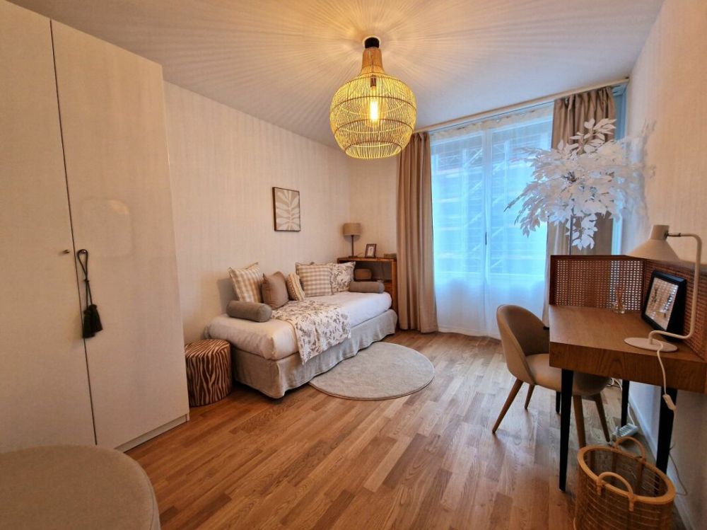 Prairie 2 - Appartement de 3.5 pièces au dernier étage - Chambre