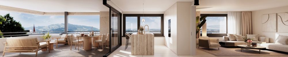 Exklusives Wohnen mit Weitblick in der Stadt Zug / Exclusive living with panoramic views in Zug - Bild 2