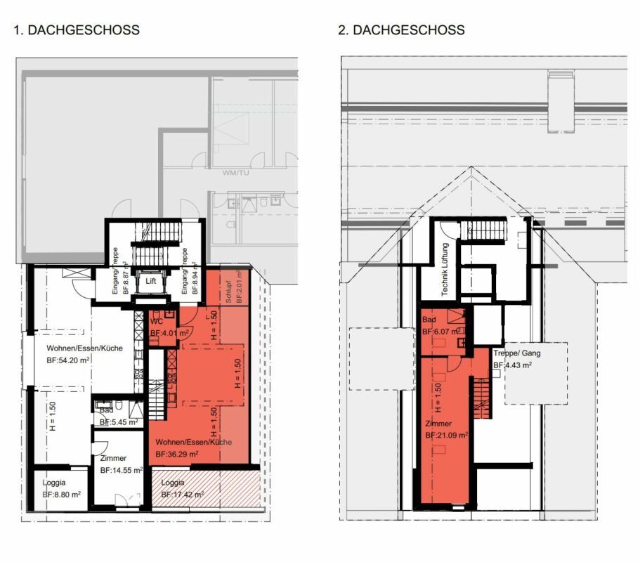 2.5-Zimmer-Maisonette-Wohnung im DG Nr. 502 - Bild 3