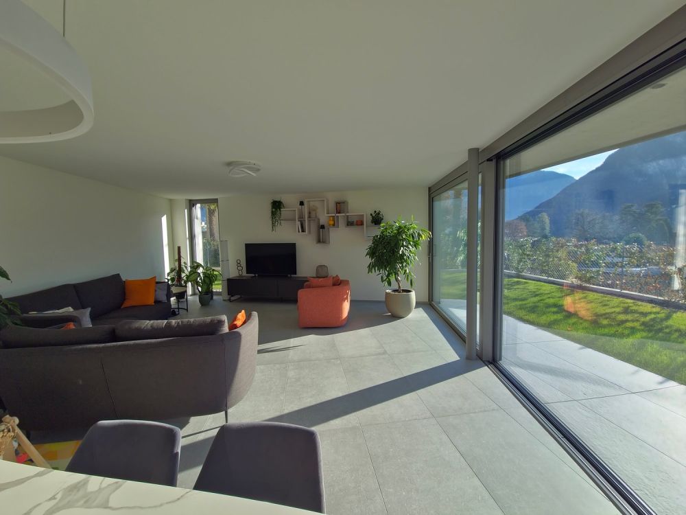 ESCLUSIVO 4.5 LOCALI AL PIANO TERRA CON GIARDINO PRIVATO A GENTILINO - Bild 4