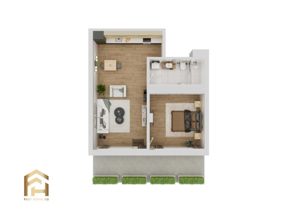 Attraktive 2.5 Zimmer Wohnung in Naters - Erstbezug - 2.5 ZWG - mitte