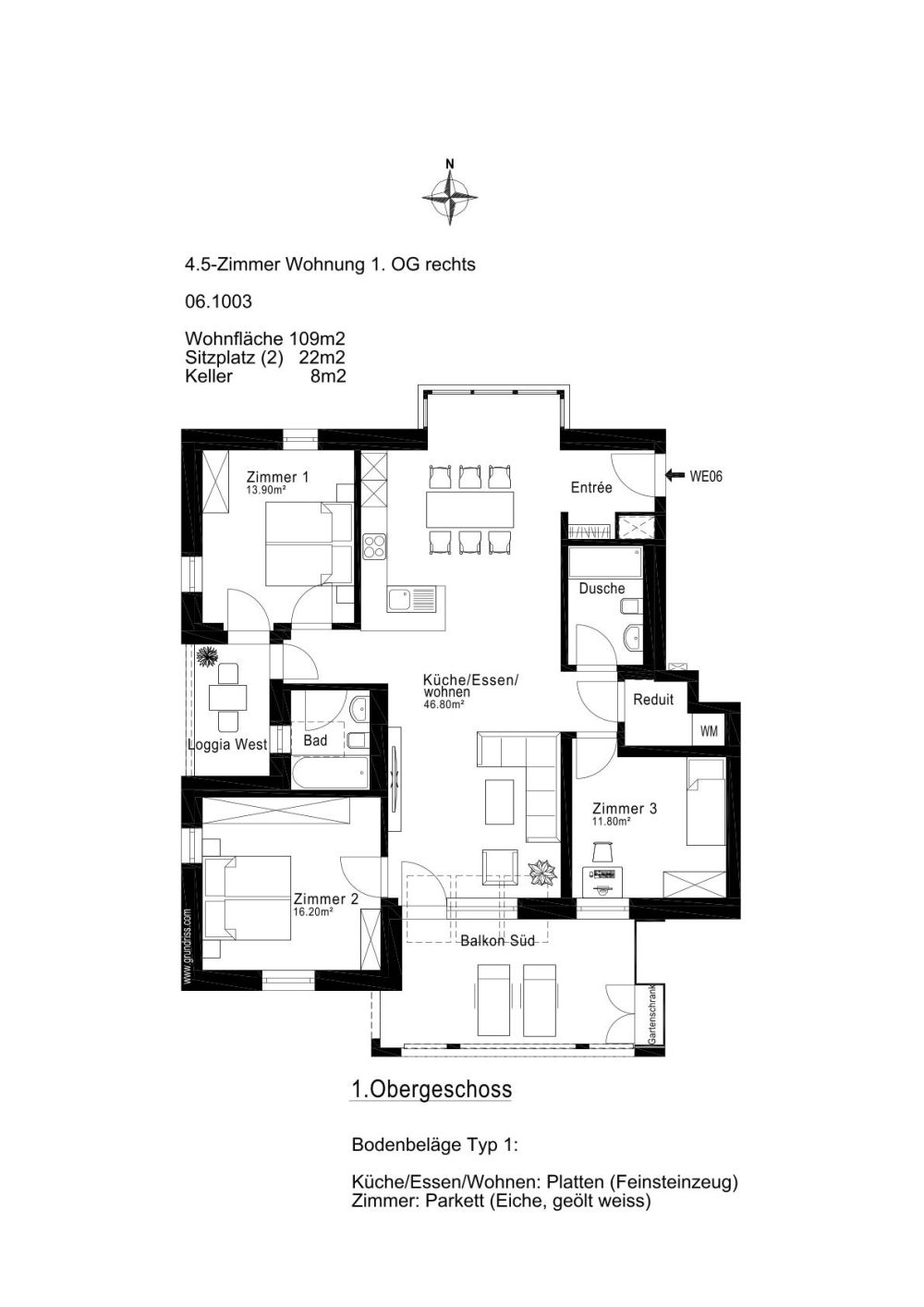 Erstvermietung 4.5-Zimmer-Neubauwohnungen an der Seestrasse in Uster - Bild 6