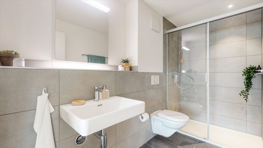 Wunderschönes Wohnen im Grünen - Bad