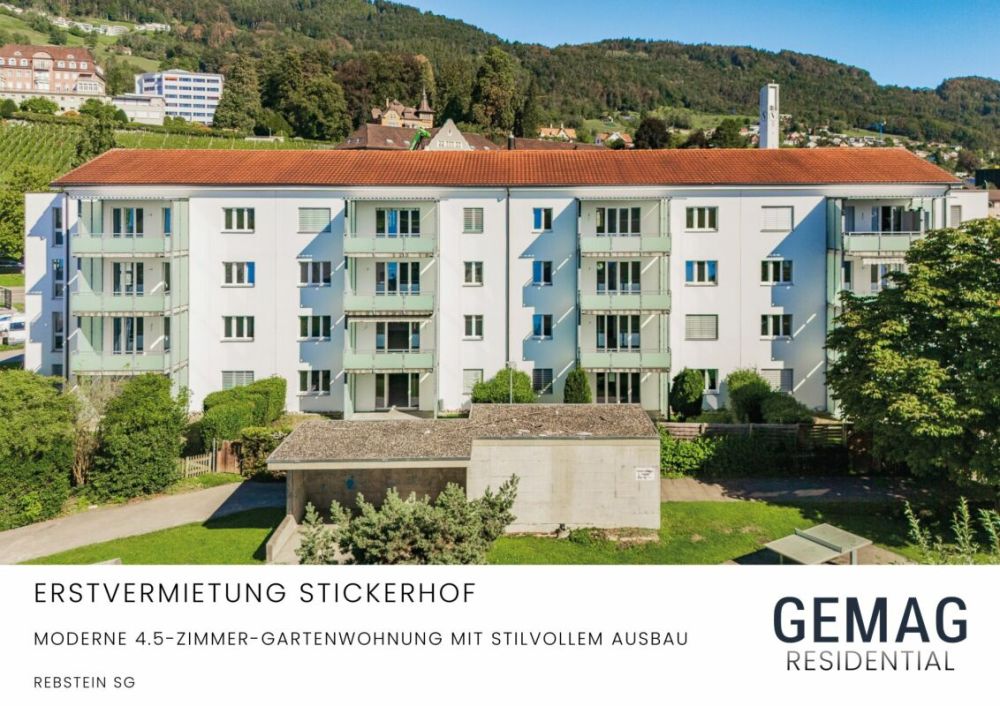 Erstvermietung Stickerhof - Moderne 4.5-Zimmer-Gartenwohnung mit stilvollem Ausbau - Bild 1