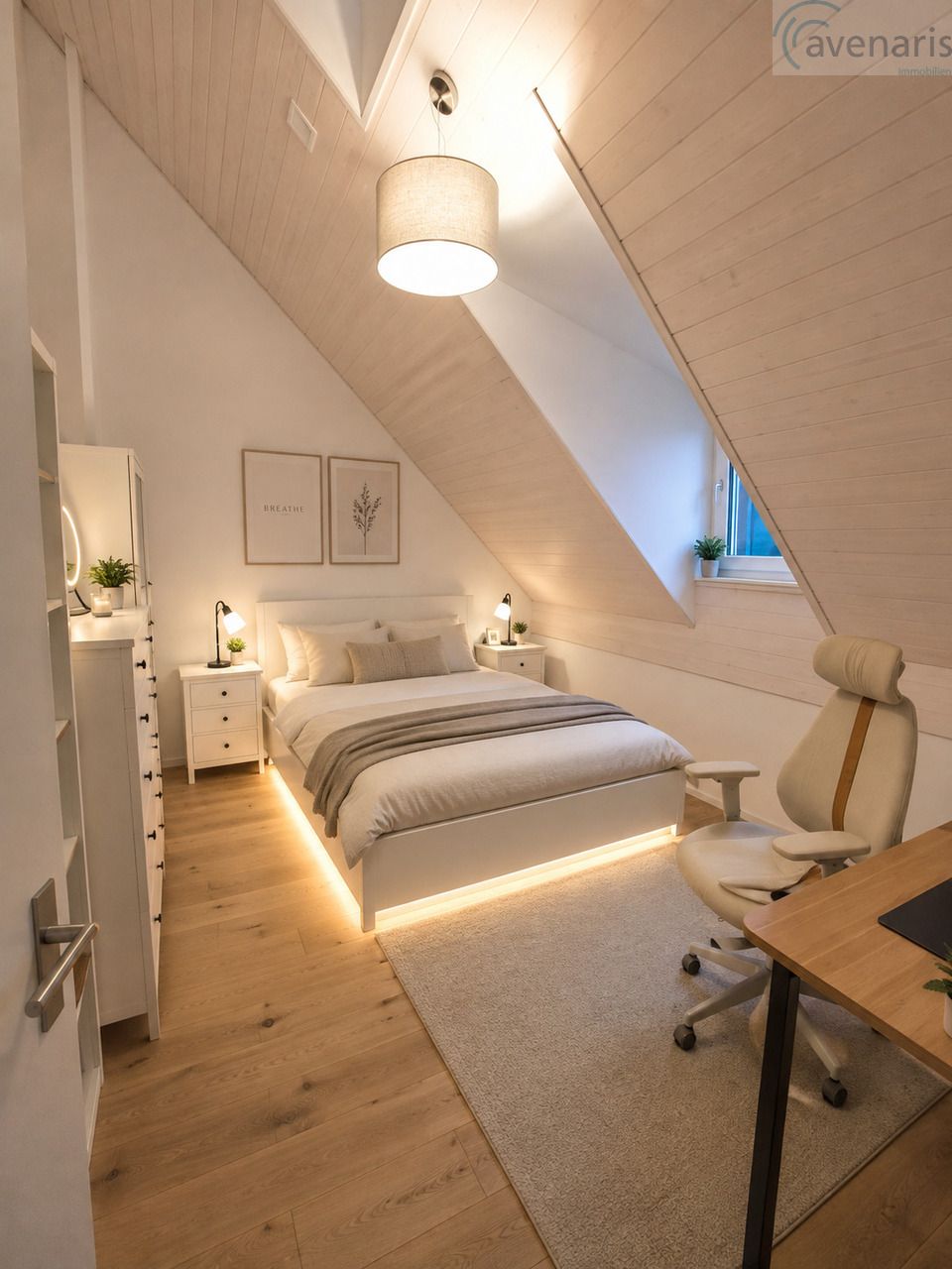 2.5 Zimmer Wohnung im Herzen von Magden - Schlafzimmer Visualisierung