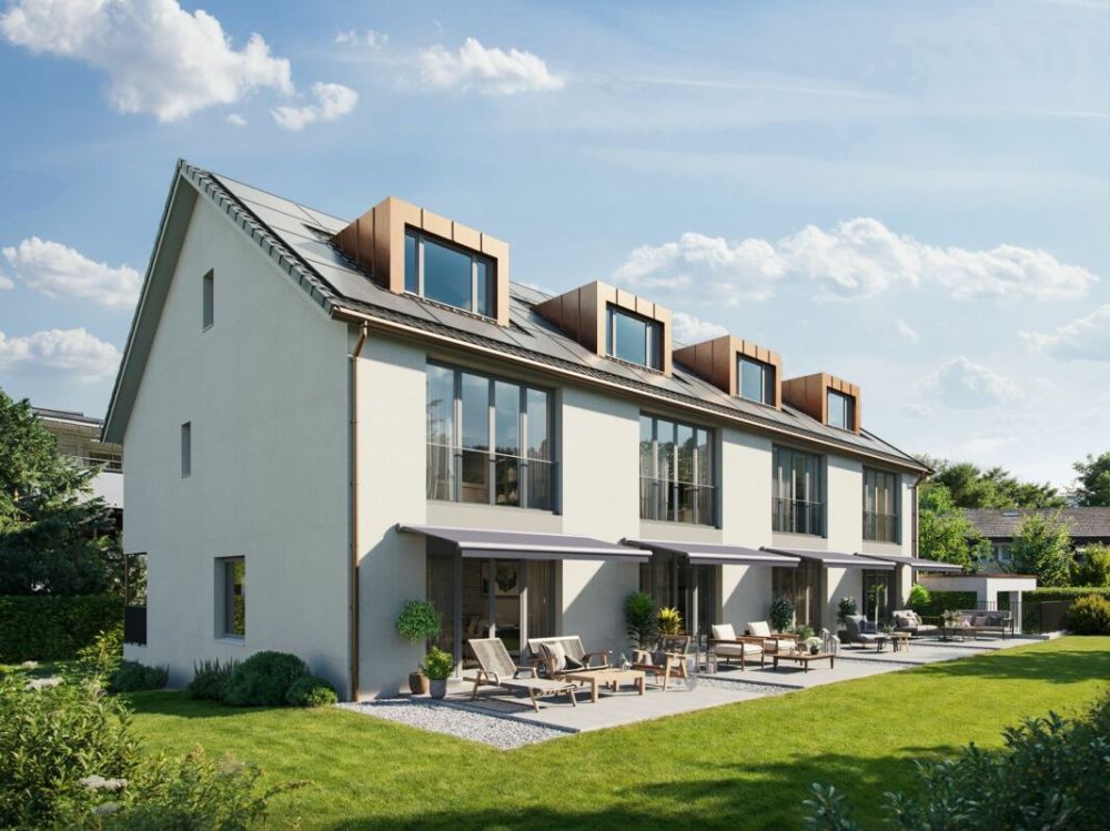 Moderne 5.5-Zimmer-Reihenhäuser mit Garten in Ettingen - Erstbezug - Bild 1