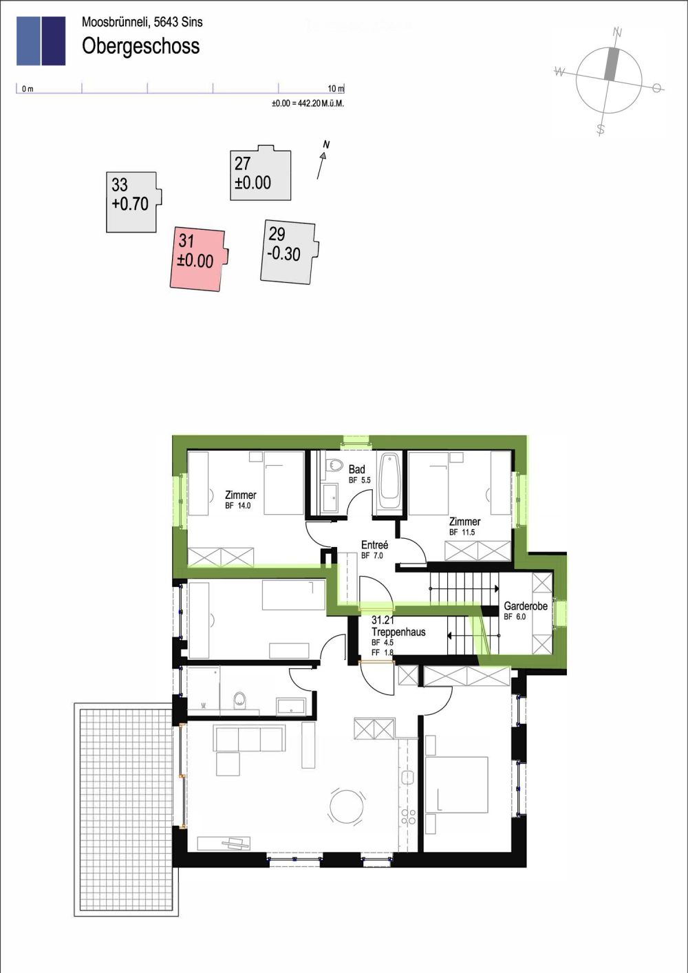 Erstvermietung - moderne Attika-Maisonette-Wohnungen 4,5 Zimmer - Bild 5