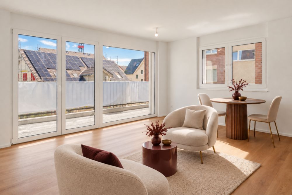Neue 3.5-Zimmer-Gartenwohnung mit Sitzplatz und eigenem Waschturm - Bild 3