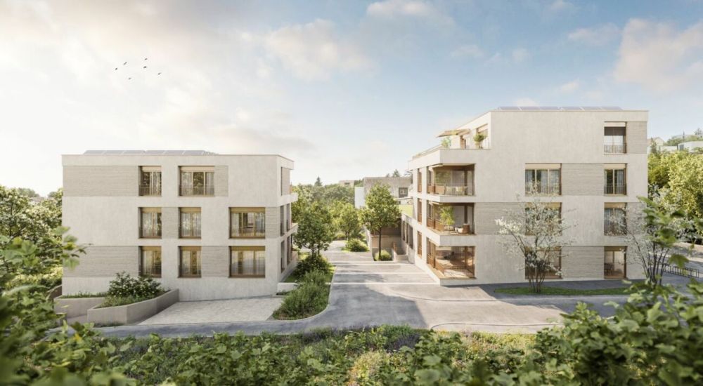 Erstbezug - Moderne 2.5 Zimmer-Wohnung im "Horizont Küttigen" mit Einstellplatz - Projektvisualisierung