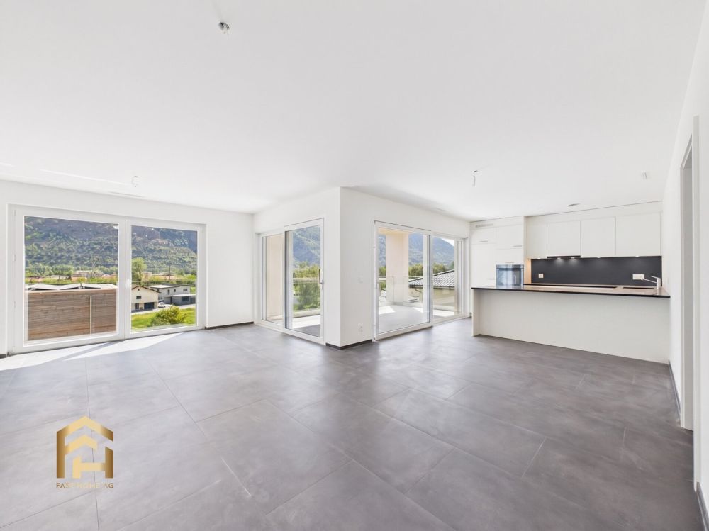 Erstbezug in Raron  grosszügige 5.5-Zimmer-Wohnung mit Weitblick - Fotos Paul - Dörte