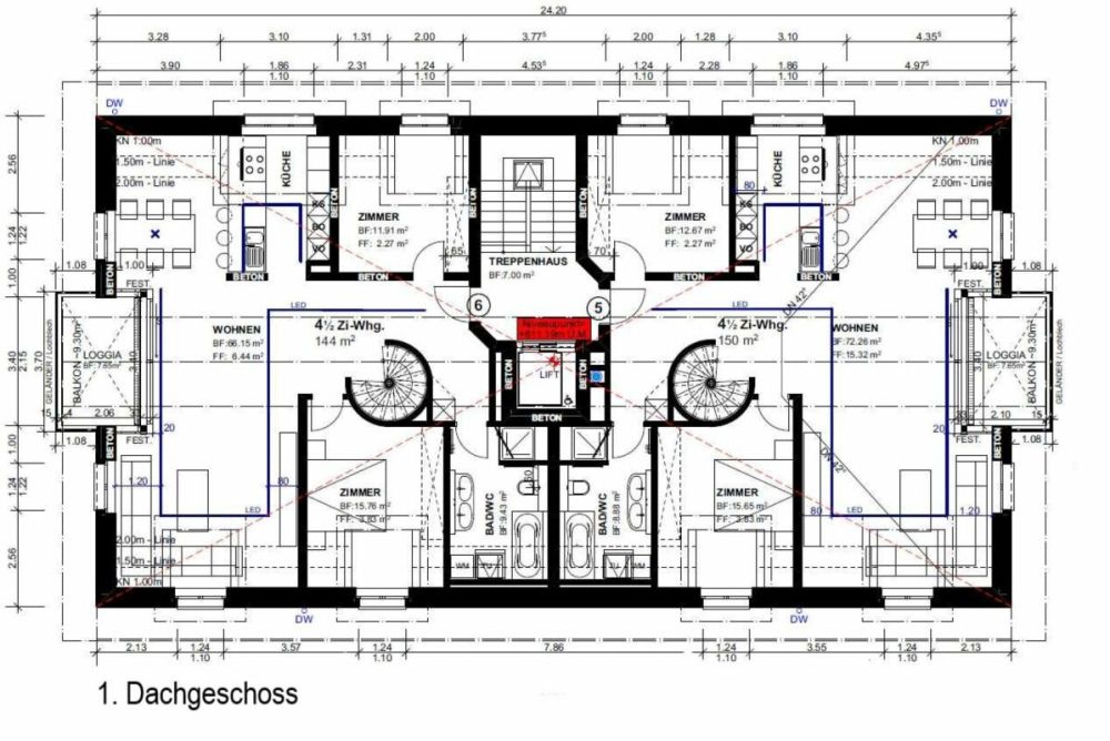 Zu vermieten 4½ Zi.-Maisonettewhg., an der Maugwilerstrasse 40 in 9552 Maugwil bei Bronschhofen /150 m2 Wohnfläche, naturverbundene Lage /Steuerfuss 9500 Wil ! - Bild 5