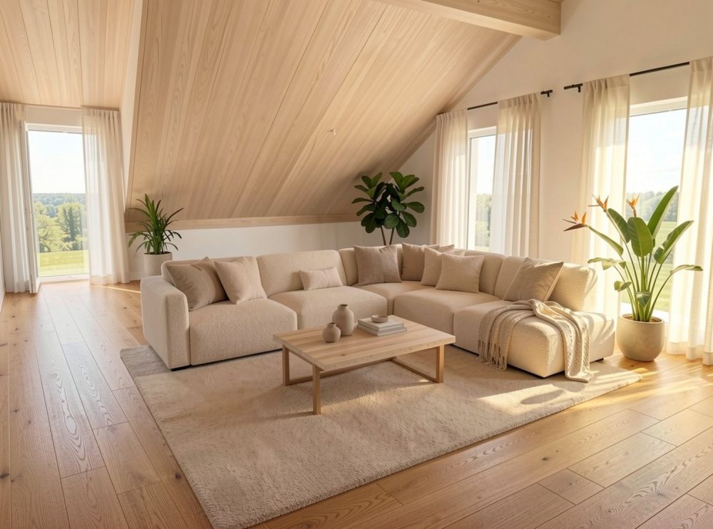 Erstbezug neue 3.5-Zimmer-Dachgeschosswohnung mit viel Holz - Bild 1