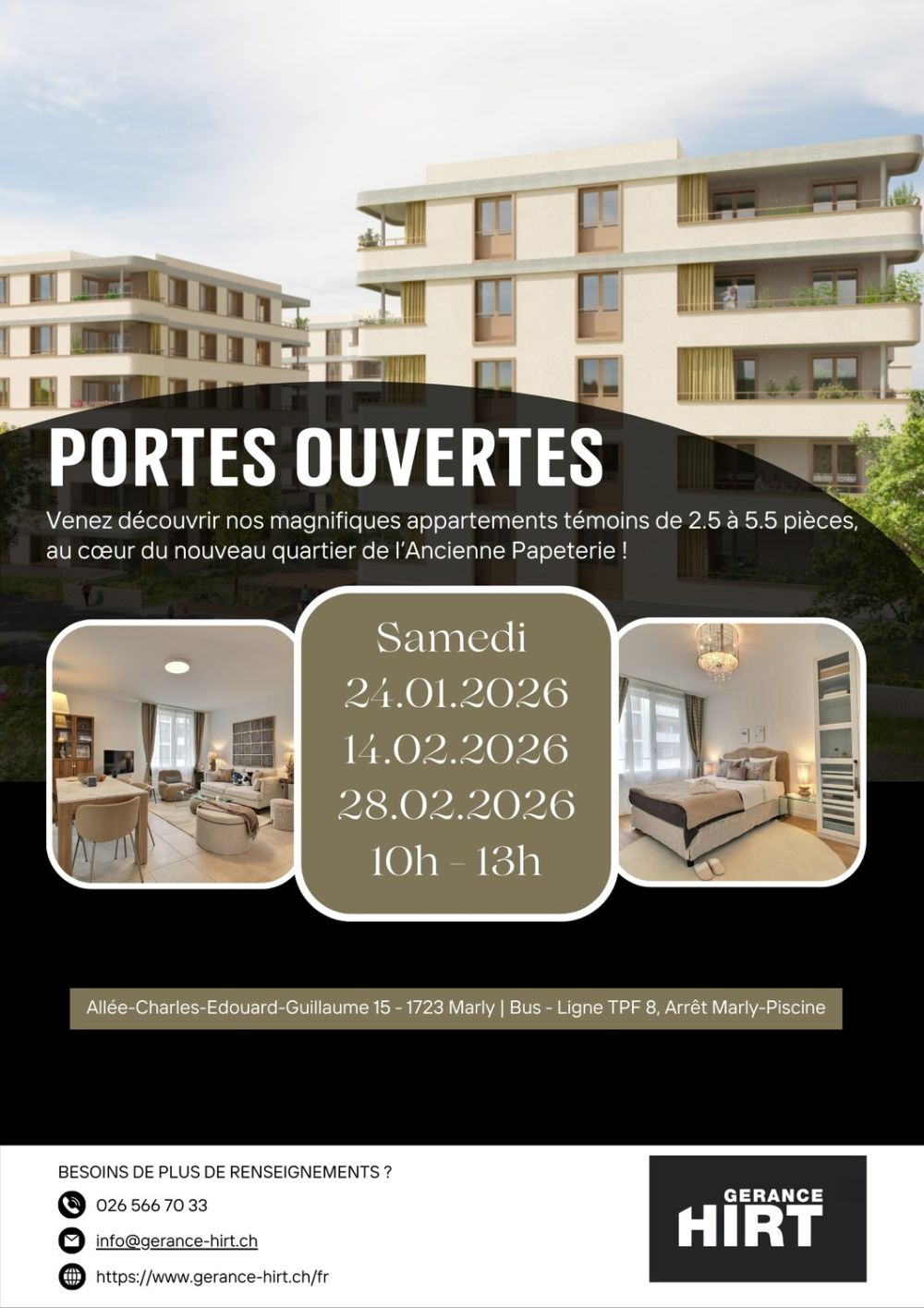 Magnifique appartement de 4.5 pièces à louer à Marly - Bild 4