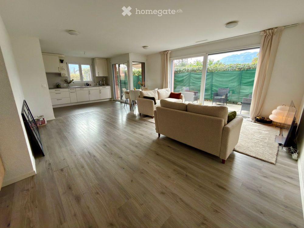 4.5 pièces moderne (~101 m²) rdc avec terrasse – Corseaux (limite Vevey) - Bild 1