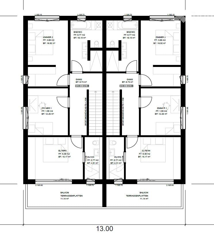 12x Moderne 5.5-Zimmer-Doppelhaushälfte in Schwaderloch - Neubau 2026 - Bild 8