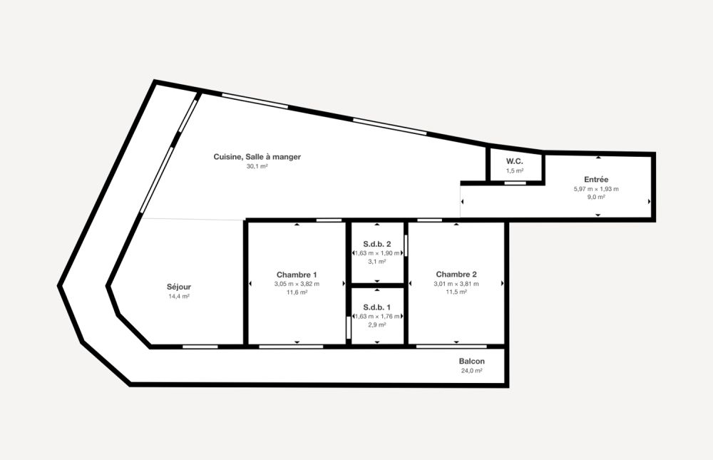 Premium Rooftop 2-Bedroom Apartment with 36 m² Terrace & Alps View – Crissier, Lausanne - Bild 9