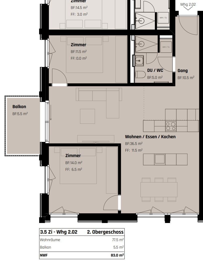 3.5-Zi Wohnung im Neubau - Bild 11