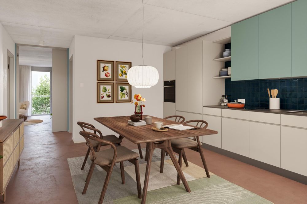 Wohnen im neuen Quartier Volta Basel - Küche