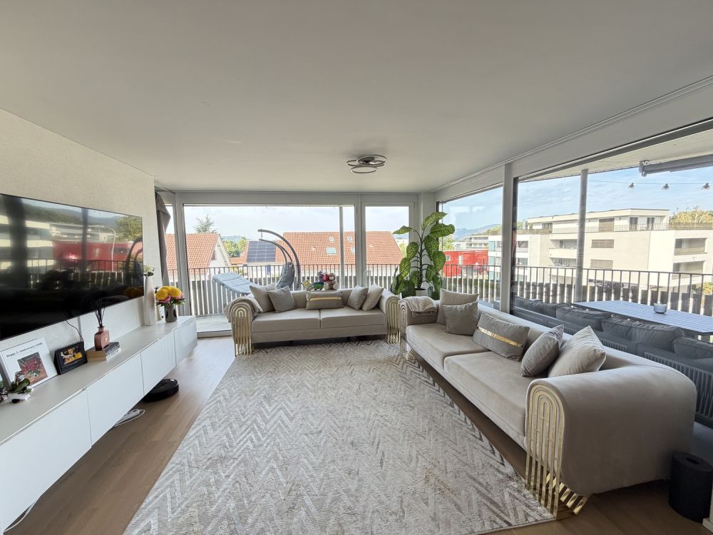 Moderne 3,5-Zimmer-Wohnung in Lenzburg  Neubau mit Balkon - Bild 1