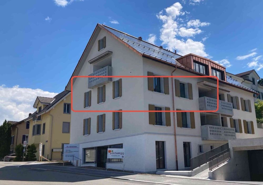 2.5 Zimmerwohnung direkt am Bahnhof Rüti - Aussenbild