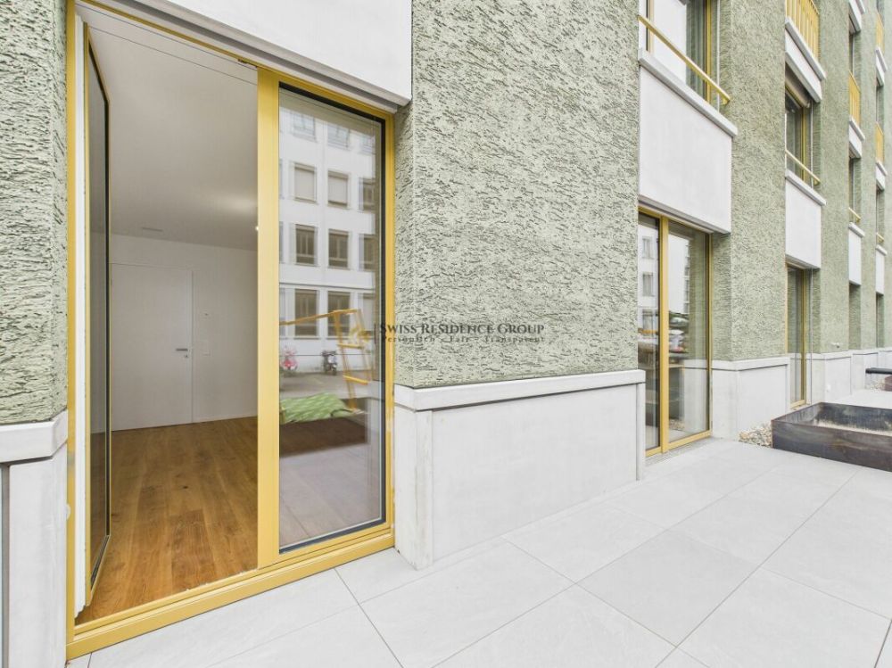 Erstbezug - hochwertige, südseitige 3.5-Zimmer-Gartenwohnung mit Loggia und Sitzplatz - Bild 1