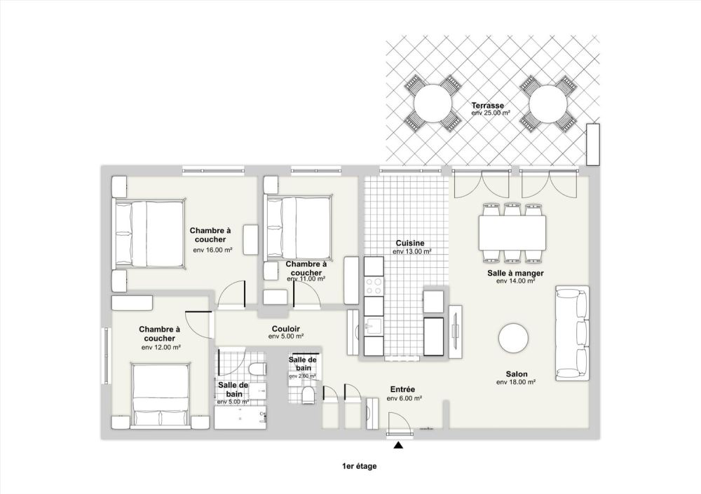 À louer à Bussigny – Plusieurs appartements entièrement rénové - Grundriss
